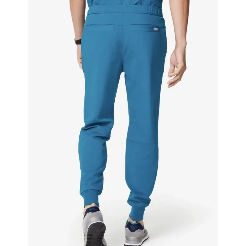 Figs Tansen 2.0 Jogger pants in ABU Alps Blue BEW MENS MEDIUM SHORT